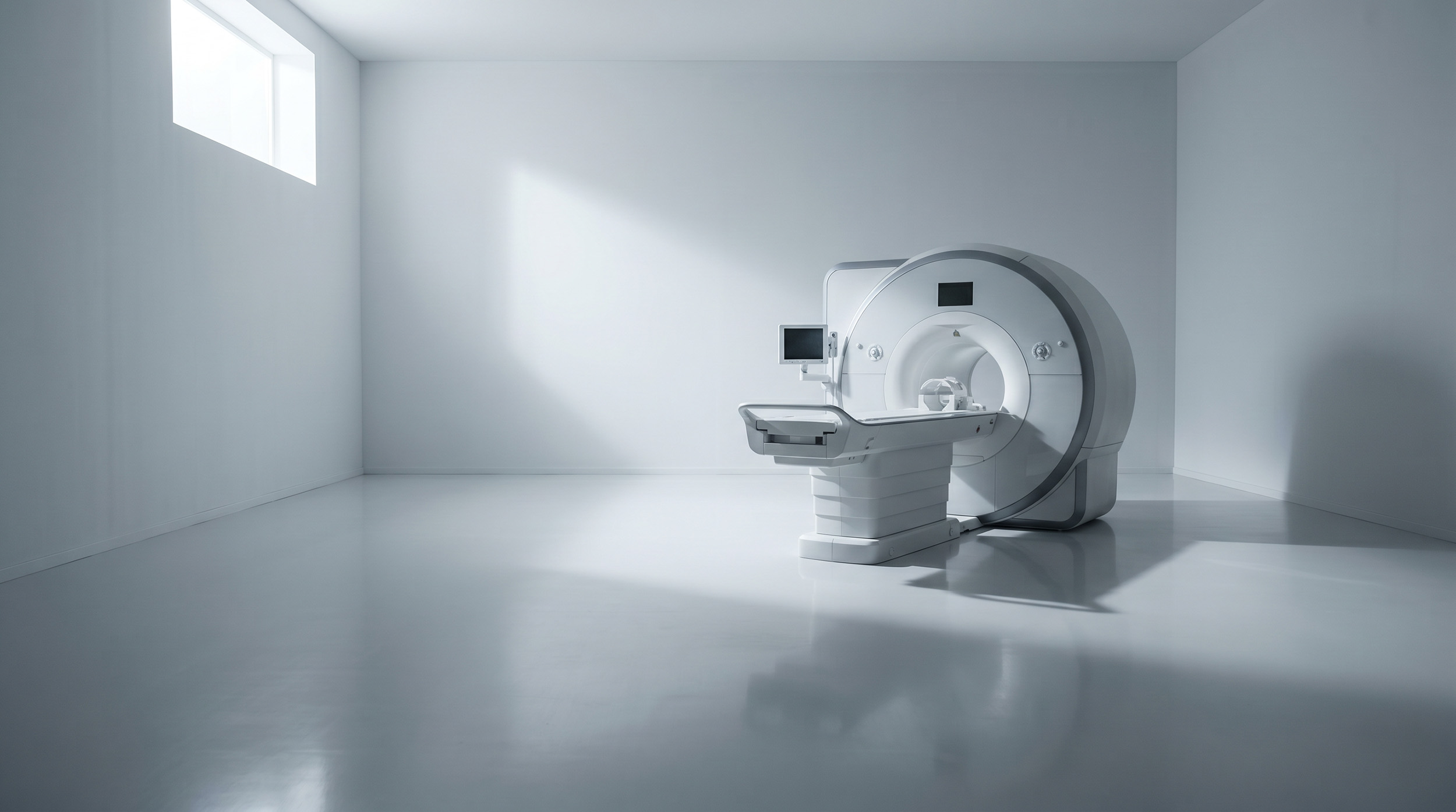 MRI scanner in a clinical imaging suite